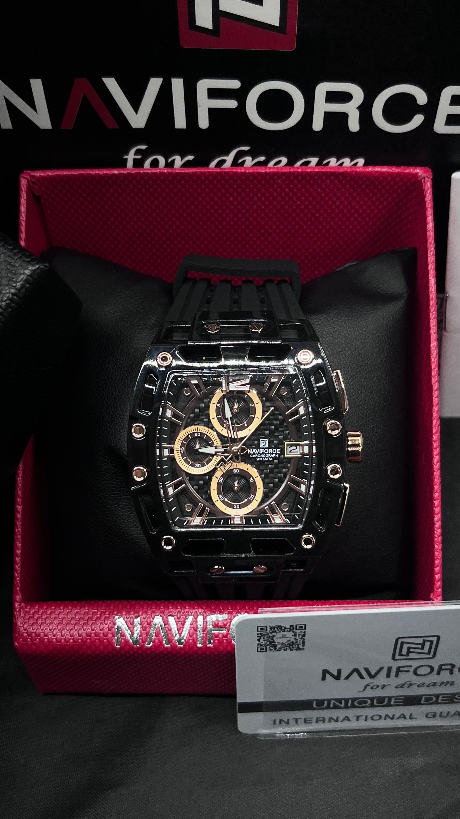 NAVI FORCÉ /  VANGUARD ROSE GOLD / BLACK