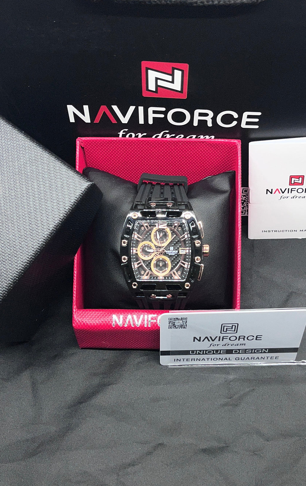 NAVI FORCÉ /  VANGUARD ROSE GOLD / BLACK