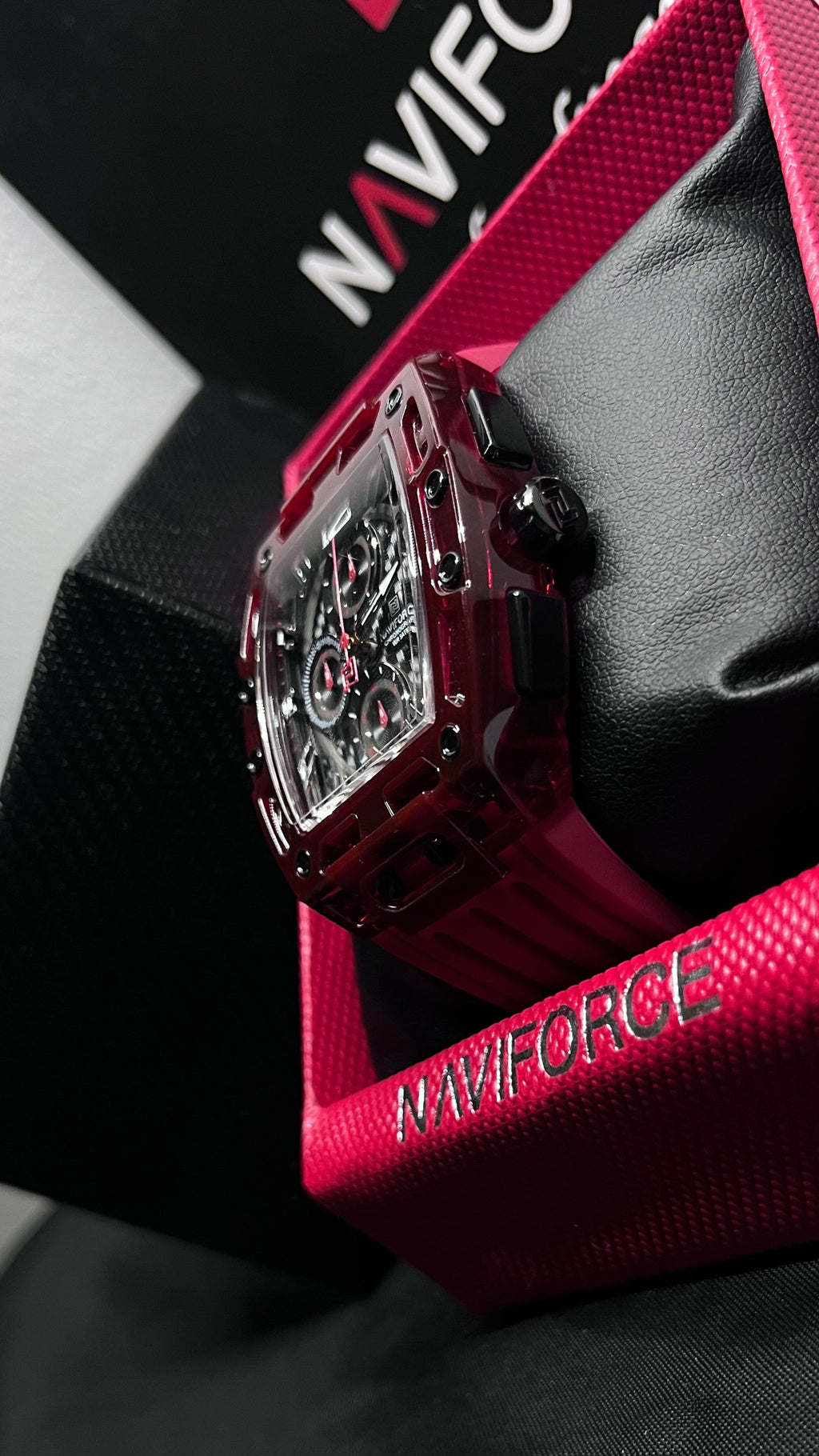 NAVI FORCE / DEEP BURGUNDY - SMOKY