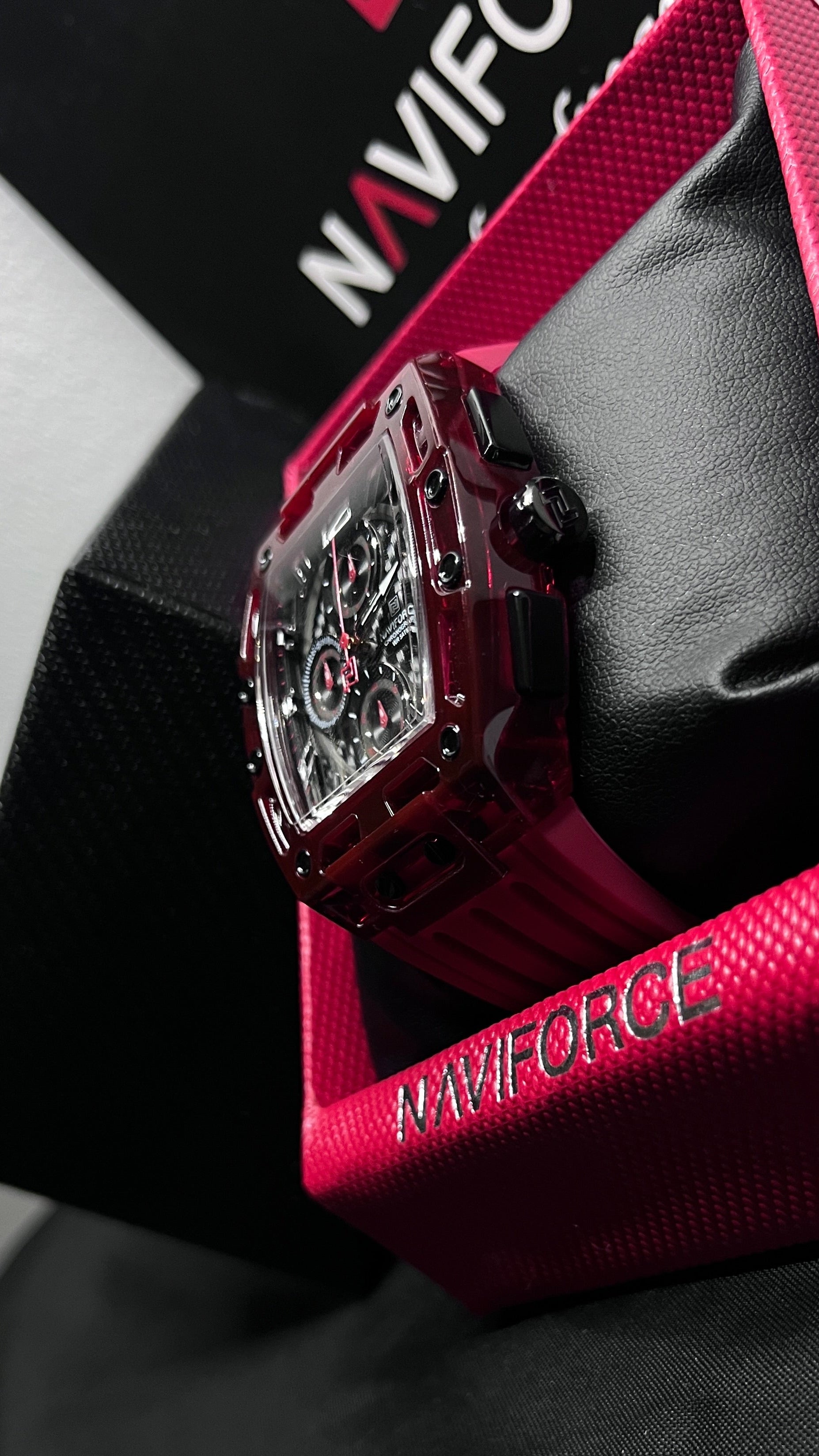 NAVI FORCE / DEEP BURGUNDY - SMOKY